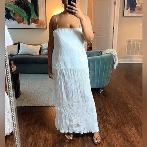 Zara White Maxi Dress